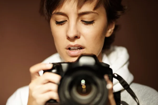 女性写真家 — ストック写真