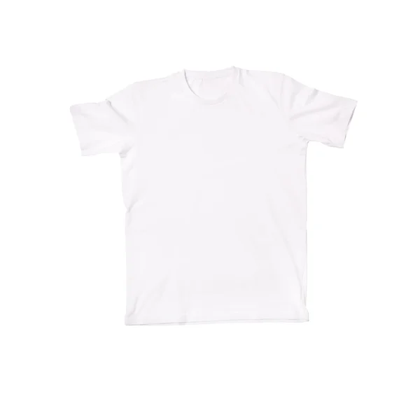 Tyhjä valkoinen t-paita — kuvapankkivalokuva
