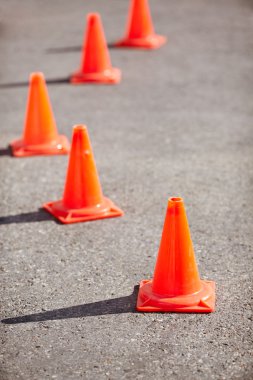 Traffic cones clipart