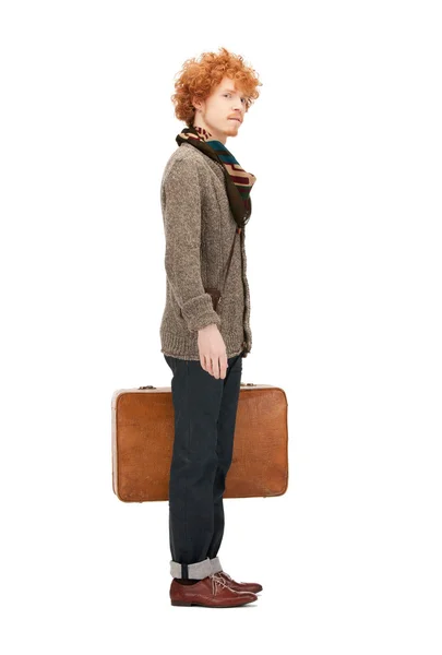 stock image Man with suitcase