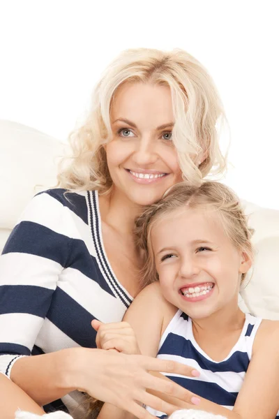 Happy mother and little girl Royalty Free Stock Photos