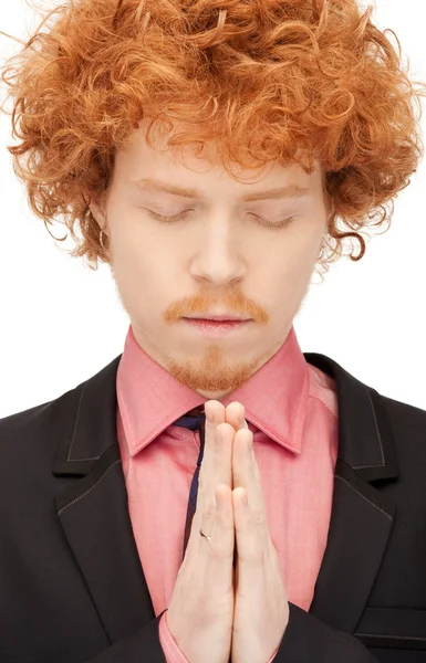 祈祷的商人 — 图库照片