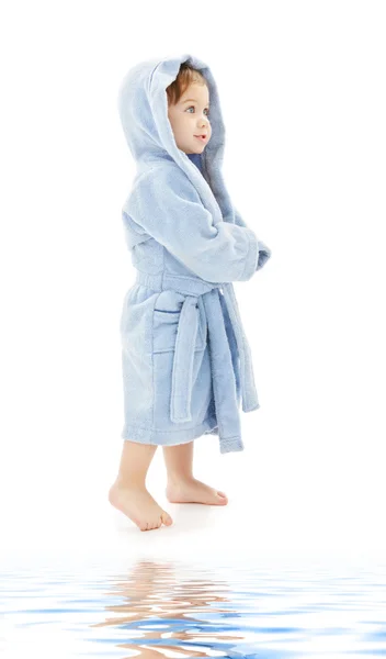 Junge in blauer Robe — Stockfoto