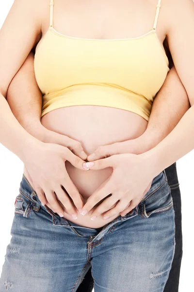 Ciąży kilka czeka na dziecko — Zdjęcie stockowe