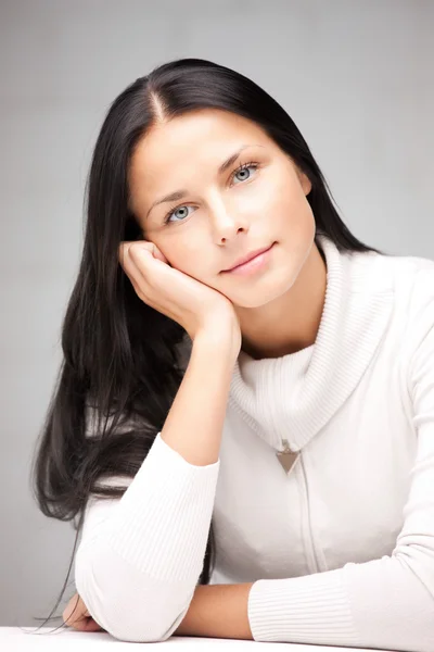 Calm and serious woman — Stock Photo, Image
