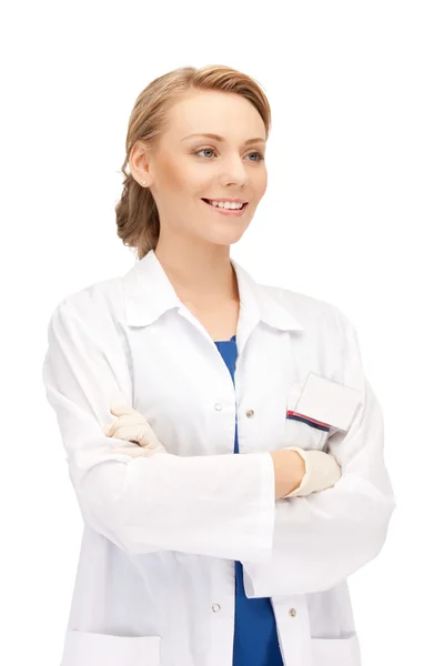 Attractive female doctor — Stockfoto