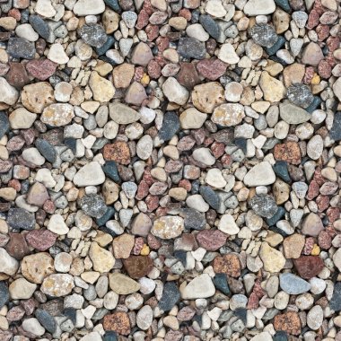 Сoloured gravel. High-resolution seamless texture