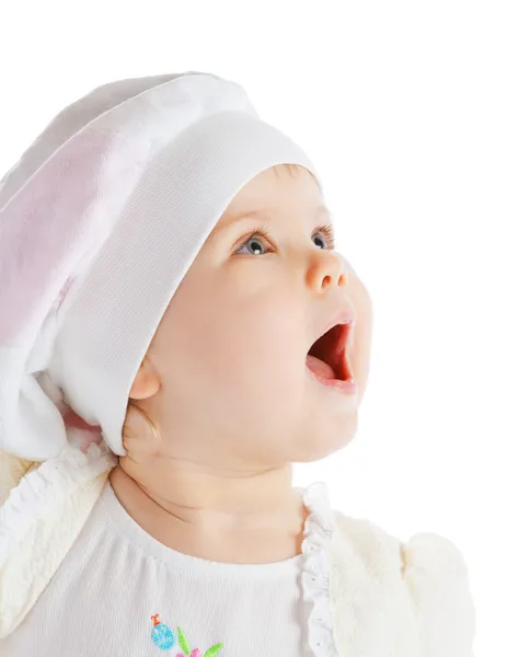 Delighted baby girl — Stock Photo, Image
