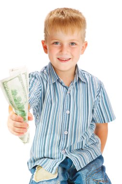 Giving money clipart