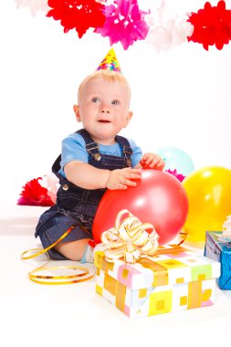 Baby birthday clipart