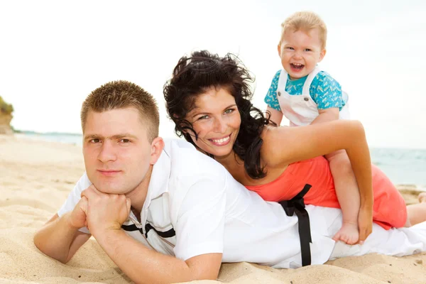 Mother, father and son — Stock Photo, Image