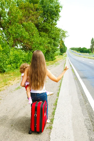 stock image Hitchhikers