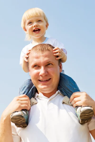 Dad and son — Stock Photo, Image