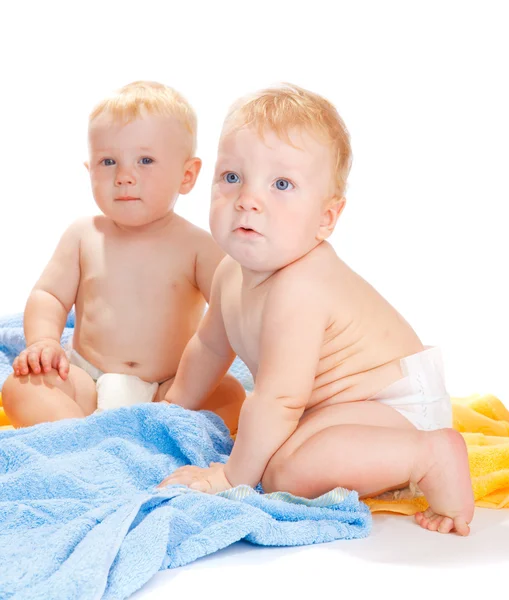İki bebek — Stok fotoğraf