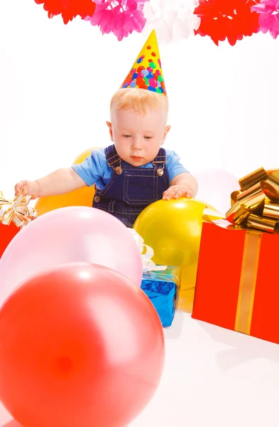 Bei Geburtstagsparty — Stockfoto