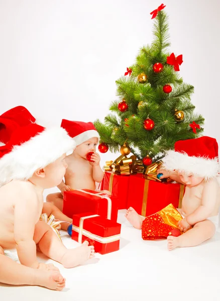 Kerstmis vrienden — Stockfoto
