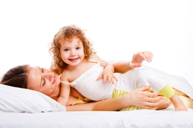 güzel anne ve kızı