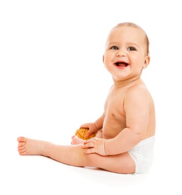 Laughing baby clipart