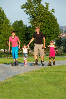 Roller skating clipart