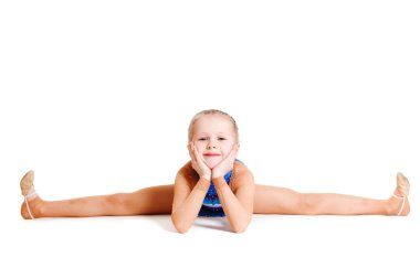 Young gymnast clipart