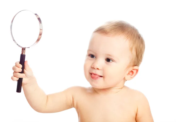 Clever baby — Stock Photo, Image