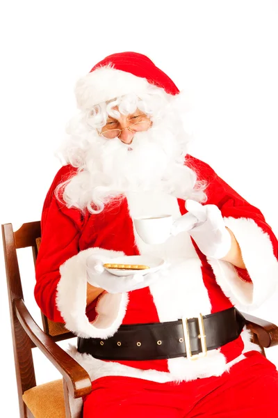 산타 클로스에 대 한 커피 시간 — 스톡 사진
