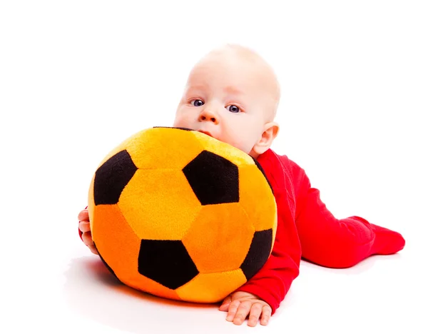 Bebé de fútbol —  Fotos de Stock