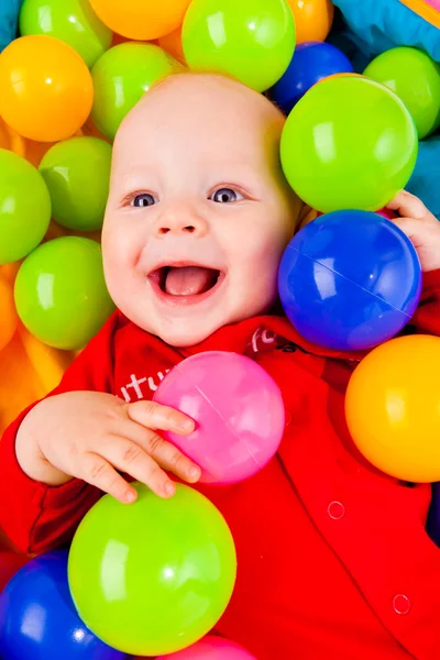Lächelnder Säugling — Stockfoto