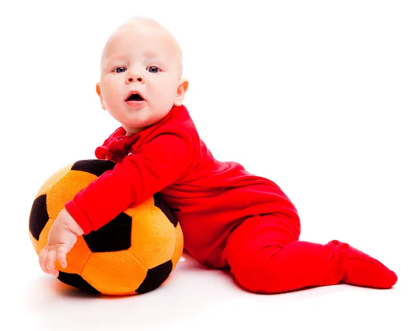 Soccer baby — Stock Photo, Image