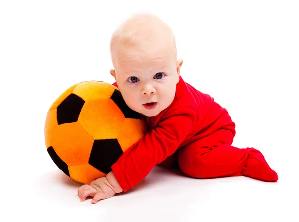 Calcio bambino — Foto Stock