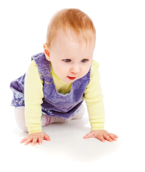 Bebê rastejando — Fotografia de Stock