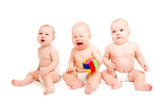 Szomorú babák — Stock Fotó