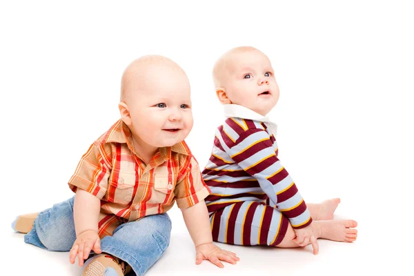 Twee baby 's — Stockfoto