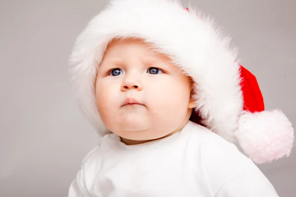 Roztomilé dítě santa — Stock fotografie
