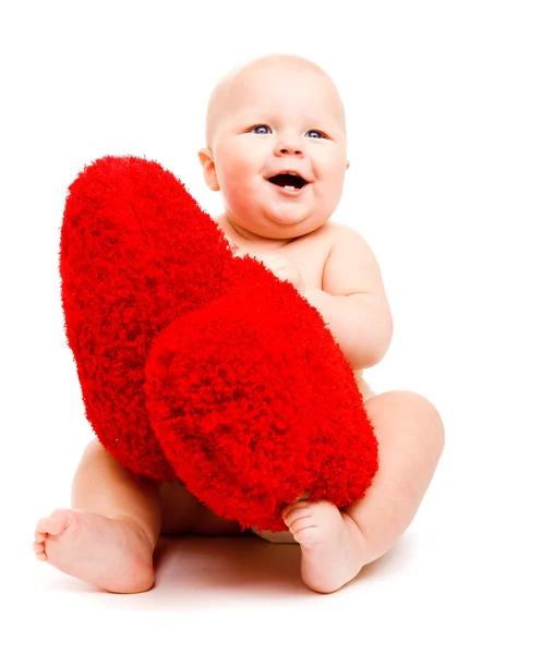 バレンタインの赤ちゃん — ストック写真