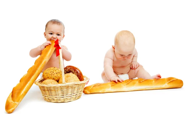 Bebês de pão — Fotografia de Stock