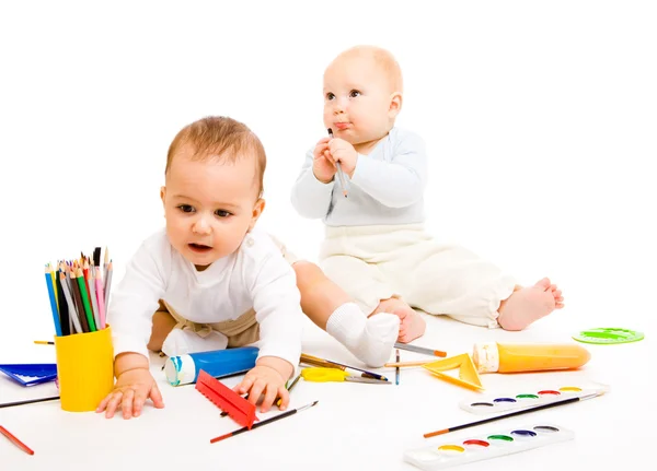 Smart toddlers — Stock Photo, Image