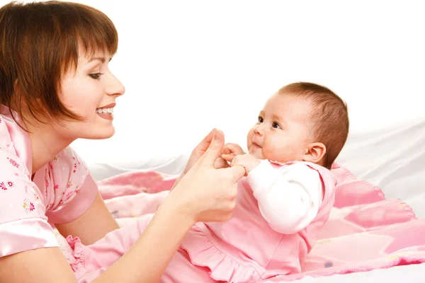 Mom with infant — Stock Photo, Image