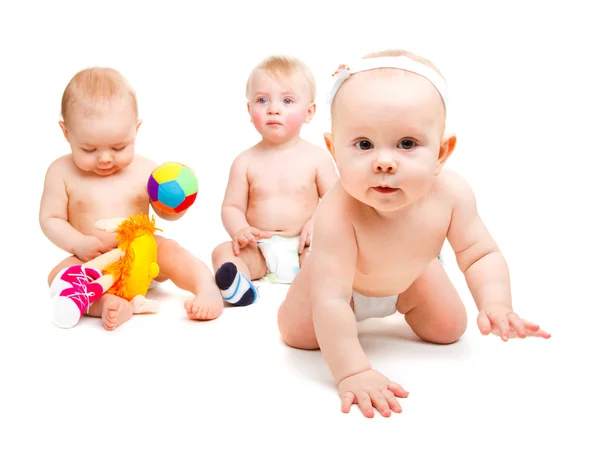 Babies group — Stock Photo, Image