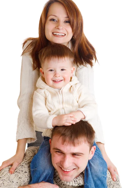 Parents and their son — Stock Photo, Image