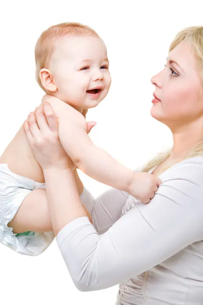 Bebé con madre —  Fotos de Stock