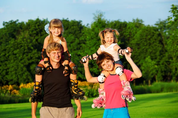 Parents with kids — Stock Photo, Image