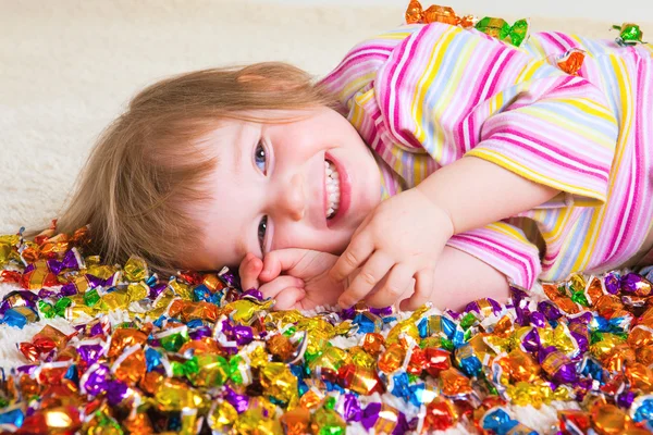 Candy kid — Stock Photo, Image