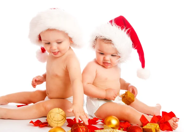 Weihnachtsbabys lizenzfreie Stockfotos