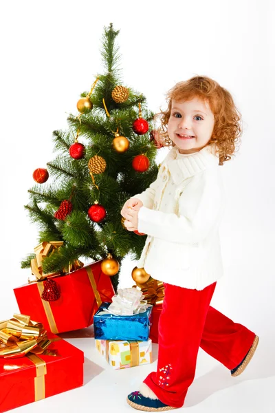 Christmas toddler Royalty Free Stock Photos