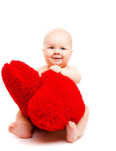 Valentine baby Stock Image