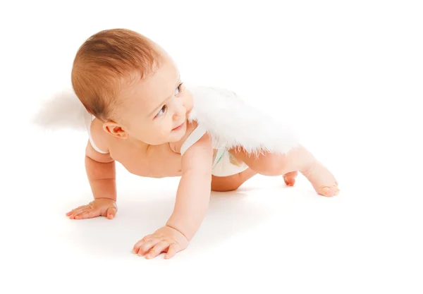 Crawling angel Stock Picture