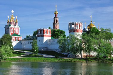 Novodevichiy monastery. Moscow. Russia. clipart