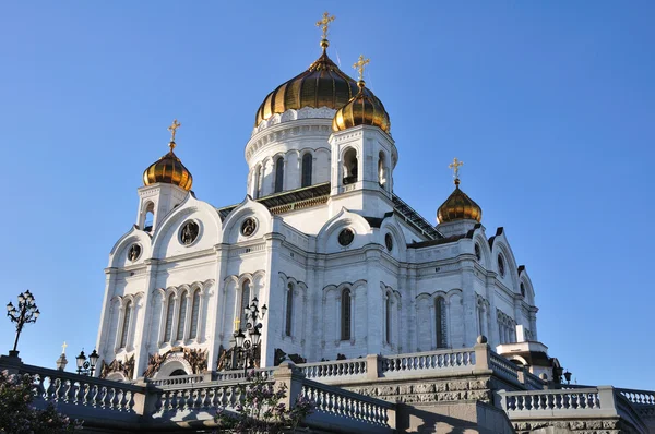 Świątynia Chrystusa Zbawiciela. Moskwa. — Zdjęcie stockowe