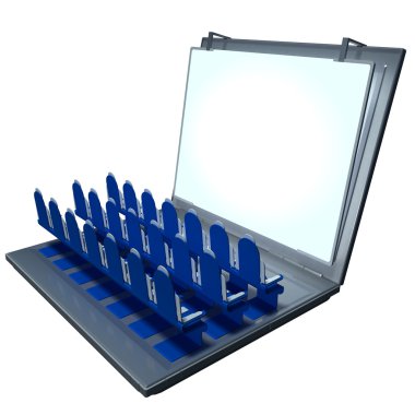 Notebook cinema clipart